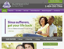 Tablet Screenshot of buckheadent.com